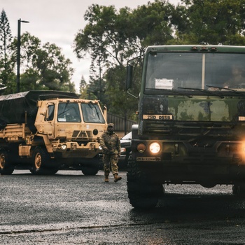Kona Storm: 25th Infantry Division Prepares Support to Oahu Emergencies