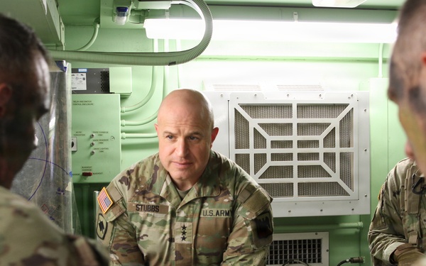 Director Stubbs and Maj. Gen. Haas visit 3-265 ADA at the Joint Readiness Training Center