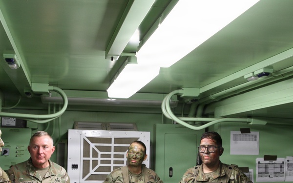 Director Stubbs and Maj. Gen. Haas visit 3-265 ADA at the Joint Readiness Training Center