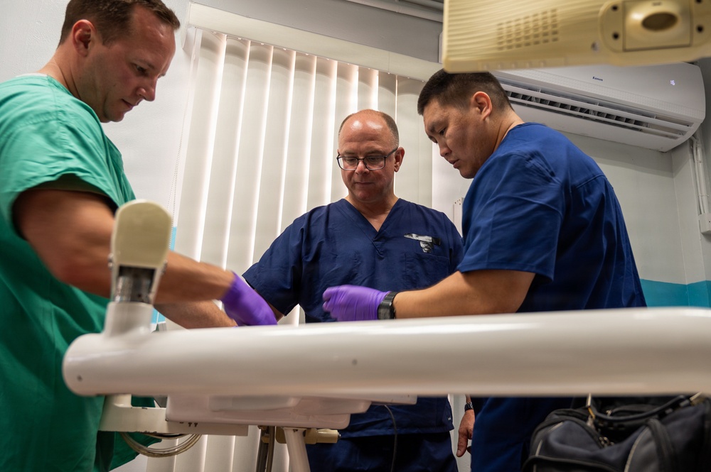 BMETs keep dental care moving during LAMAT 2026 in Guyana