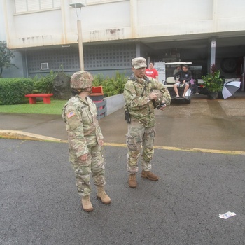 Hawaii Army National Guard assists residents in evacuation