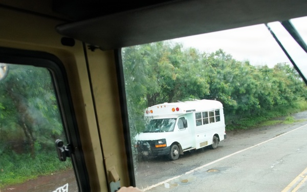 Hawaii Army National Guard assists residents in evacuation