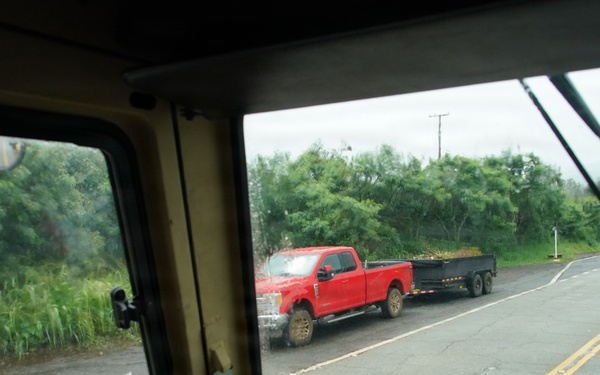 Hawaii Army National Guard assists residents in evacuation