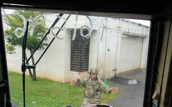 Hawaii Army National Guard assists residents in evacuation