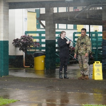 Hawaii Army National Guard assists residents in evacuation