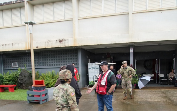 Hawaii Army National Guard assists residents in evacuation