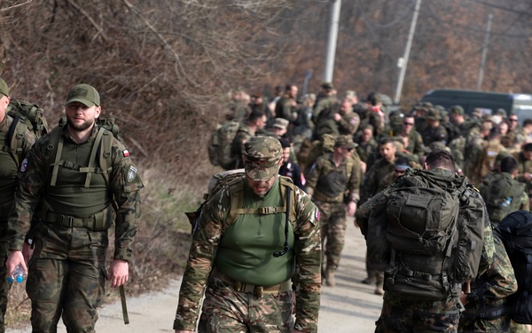 KFOR 36 NATO forces compete in Royal Danish Army DANCON March