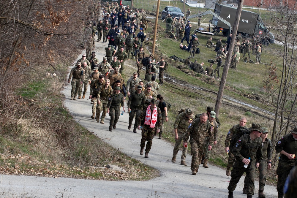 KFOR 36 NATO forces compete in Royal Danish Army DANCON March