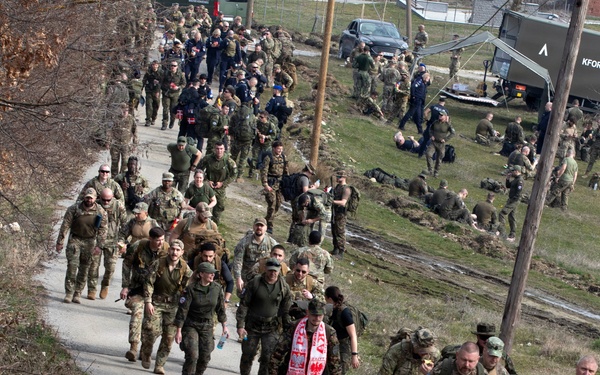 KFOR 36 NATO forces compete in Royal Danish Army DANCON March