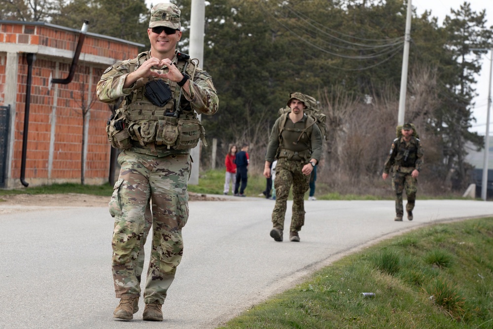 KFOR 36 NATO forces compete in Royal Danish Army DANCON March