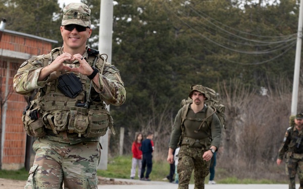 KFOR 36 NATO forces compete in Royal Danish Army DANCON March