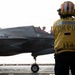 F-35s Take Off from the Flight Deck of USS Tripoli