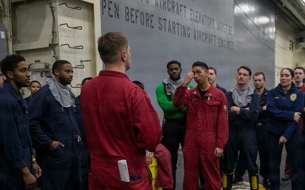 USS Tripoli Conducts Toxic Gas Drill