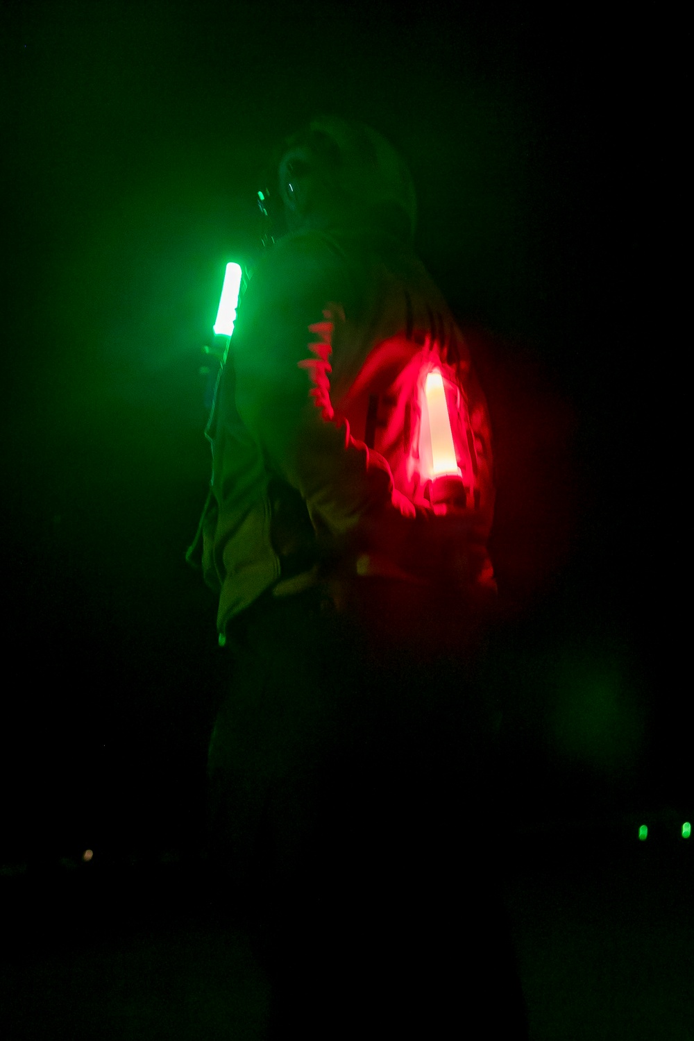 USS Tripoli Conducts Night Flight Operations