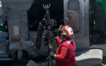 USS Tripoli Sailors Conducts Aircraft Maintenance