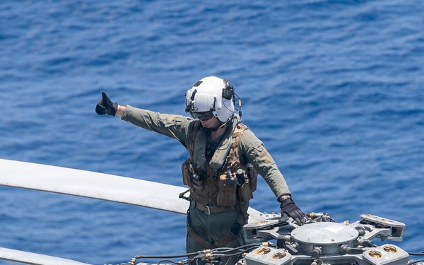 USS Tripoli Sailors Conducts Aircraft Maintenance