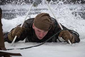 Firefighter-EMT discusses participating in 2026 ice rescue training at Fort McCoy
