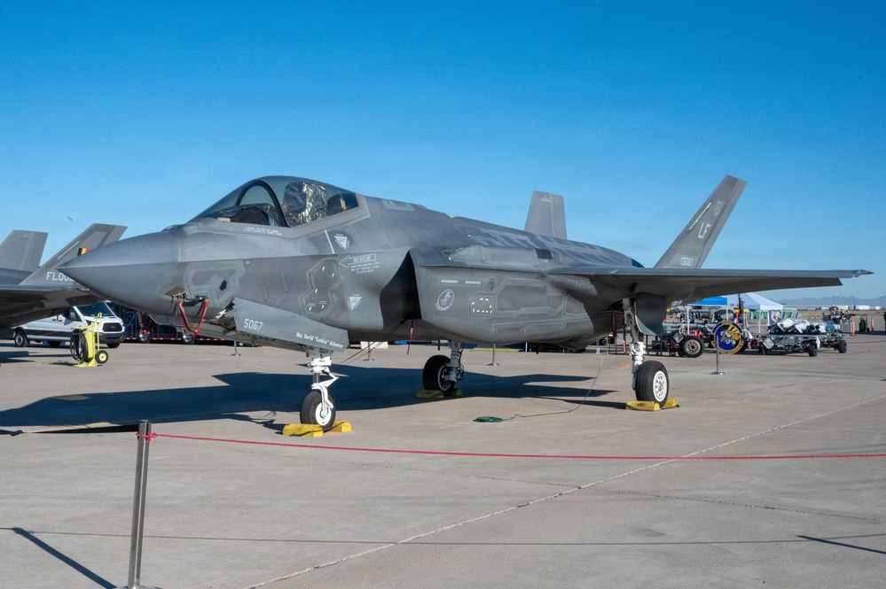 Luke Days F-35A Lightning II display