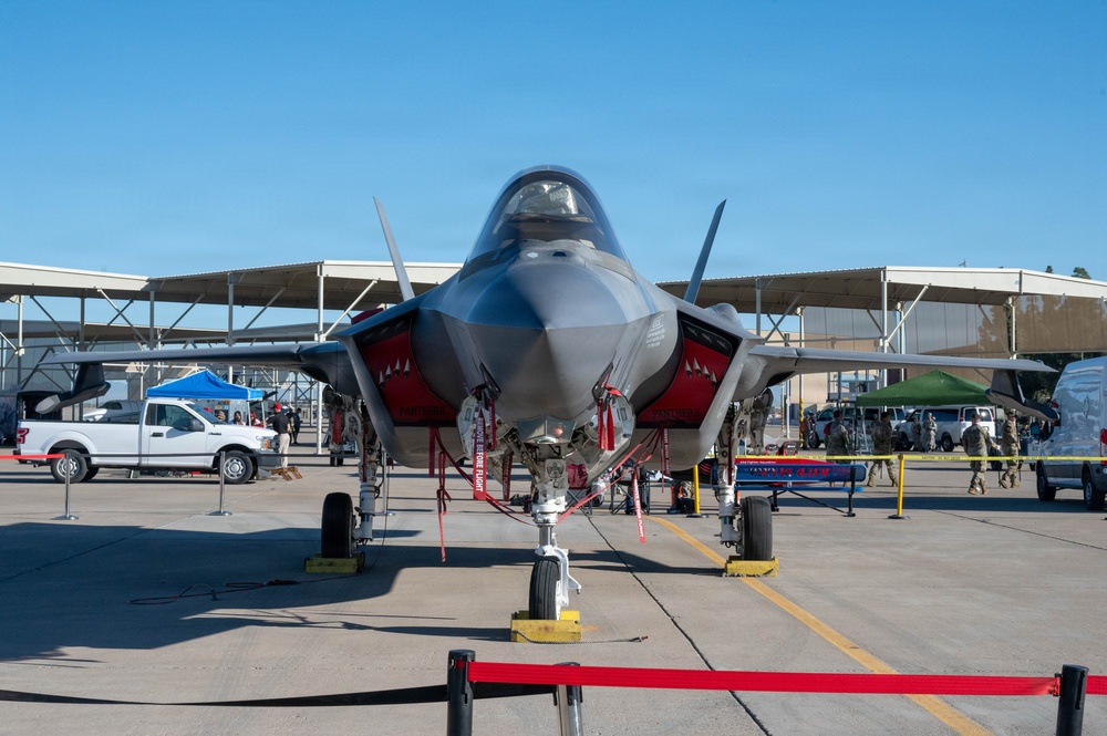 Luke Days F-35A Lightning II display