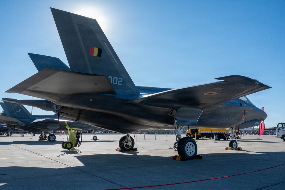 Luke Days Belgian F-35A Lightning II display