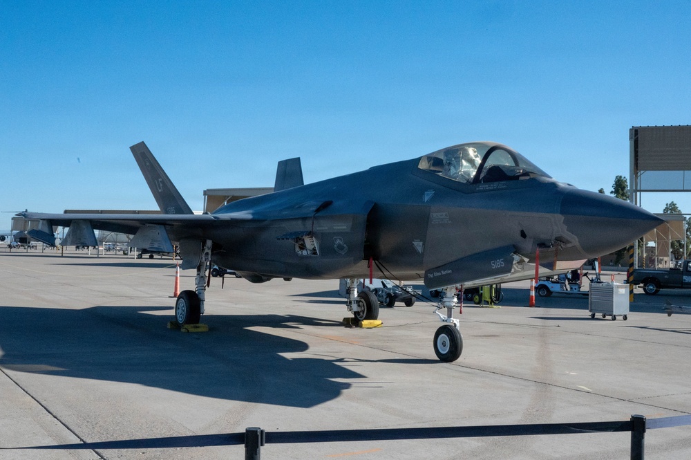 Luke Days F-35A Lightning II display