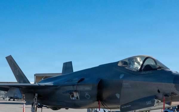 Luke Days F-35A Lightning II display