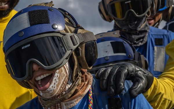 USS Iwo Jima Sailors Take Part in an Aviation Training Team Evolution