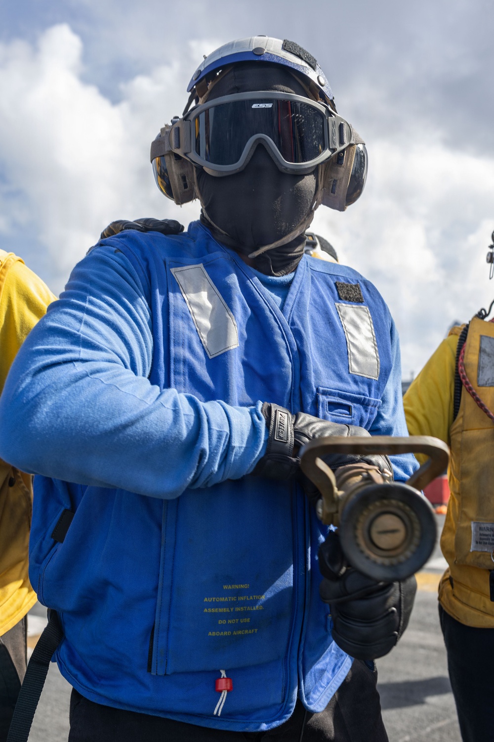 USS Iwo Jima Sailors Take Part in an Aviation Training Team Evolution