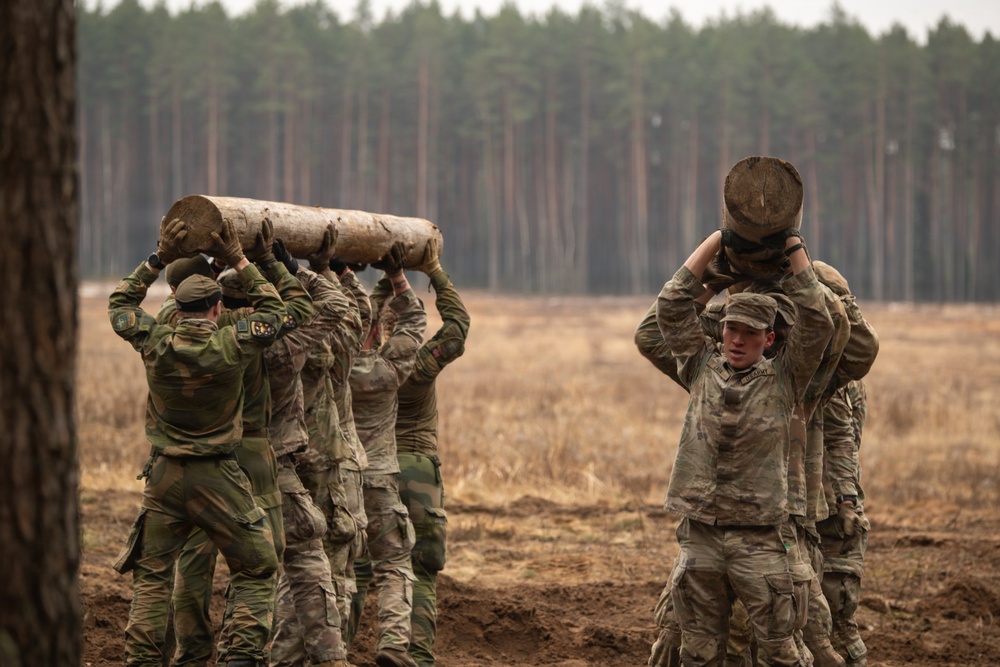 3rd Squadron, 12th Cavalry Regiment conducts multinational spur ride at Pabradė Training Area