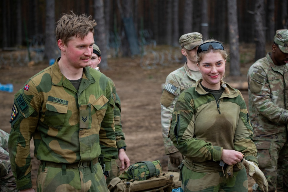 3rd Squadron, 12th Cavalry Regiment conducts multinational spur ride at Pabradė Training Area