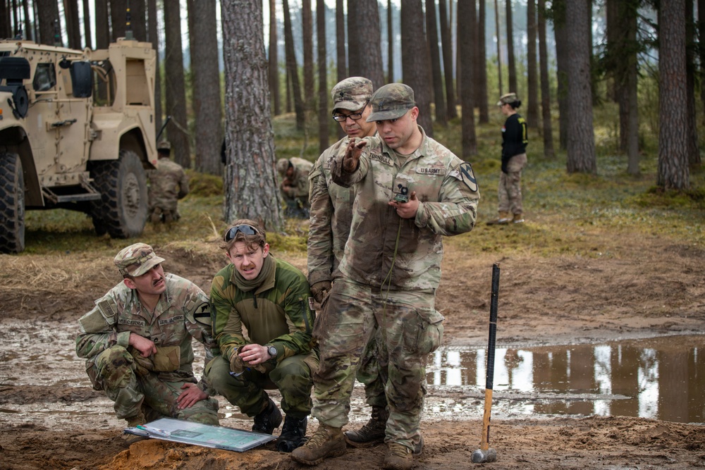 3rd Squadron, 12th Cavalry Regiment conducts multinational spur ride at Pabradė Training Area