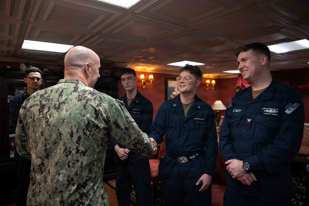 Naval Reactor Visits USS Ronald Reagan