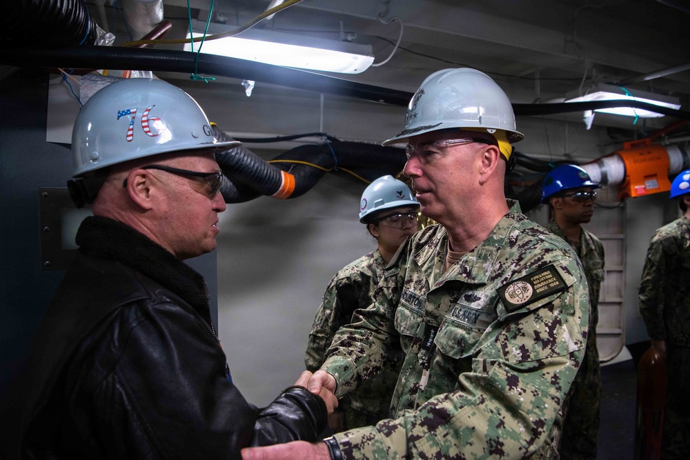 Naval Reactor Visits USS Ronald Reagan