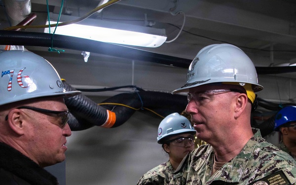 Naval Reactor Visits USS Ronald Reagan