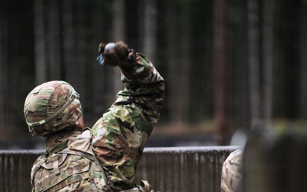 1st SFG(A) Soldiers conduct grenade training