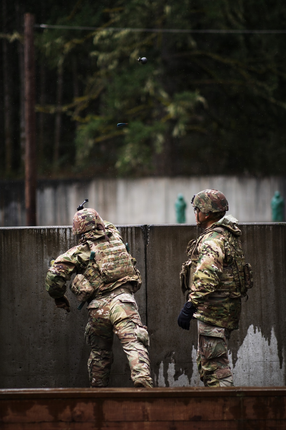 1st SFG(A) Soldiers conduct grenade training