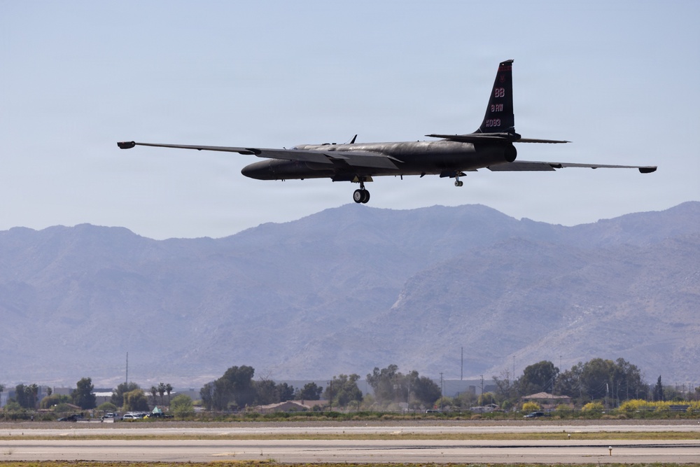U-2 flies over Luke Air Force Base during the Luke Days 2026 Airshow