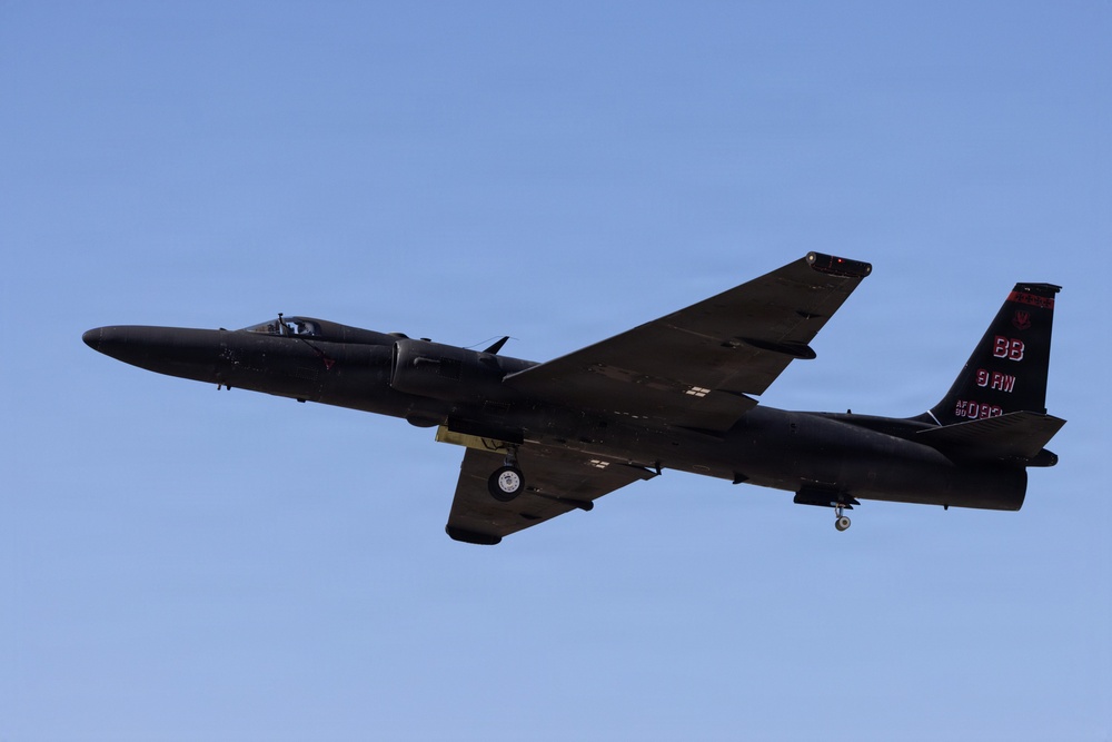U-2 flies over Luke Air Force Base during the Luke Days 2026 Airshow