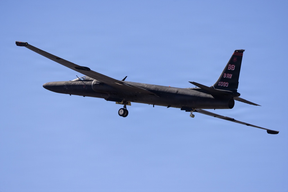 U-2 flies over Luke Air Force Base during the Luke Days 2026 Airshow