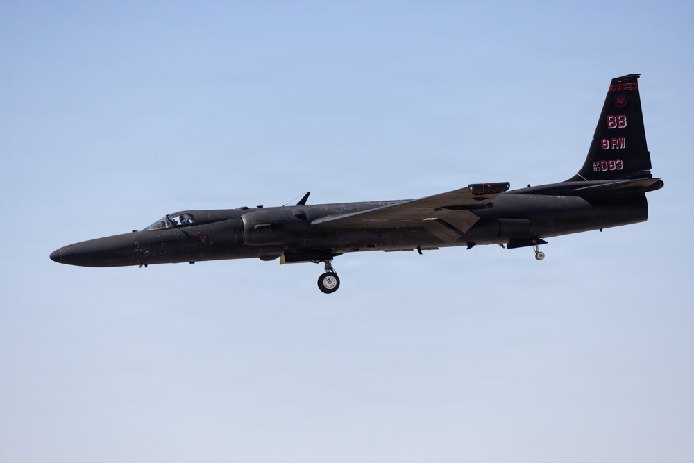 U-2 flies over Luke Air Force Base during the Luke Days 2026 Airshow