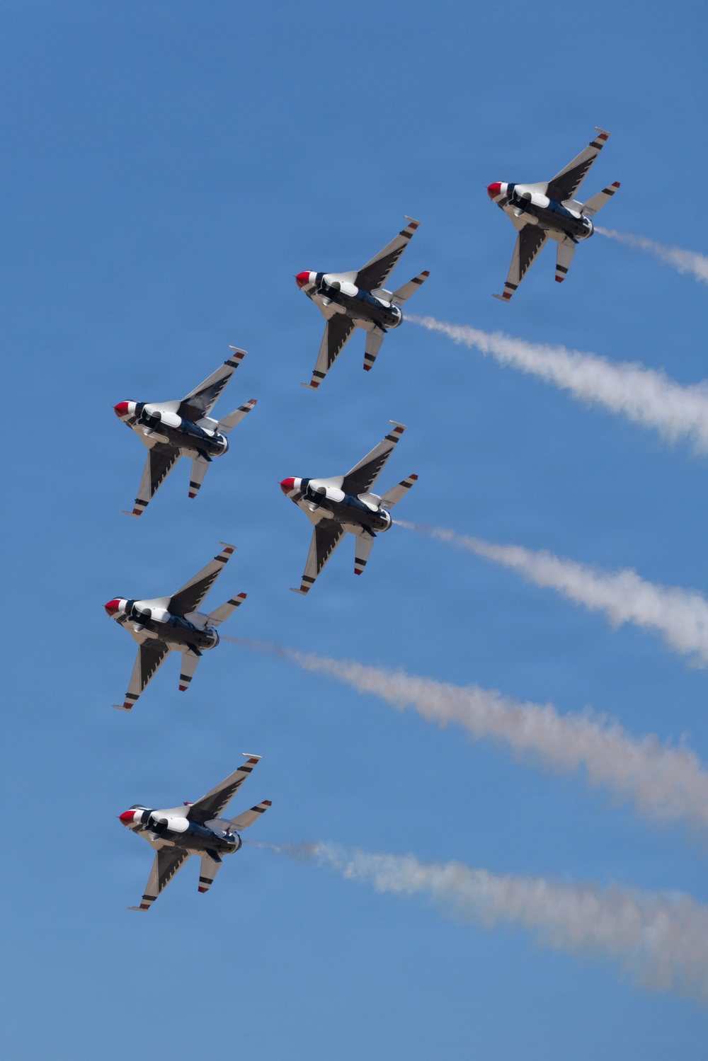 U.S. Air Force Thunderbirds perform over Luke Air Force Base