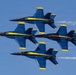 The U.S. Navy Blue Angels fly over Luke Air Force Base