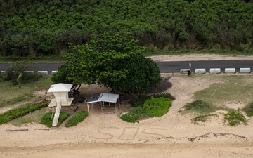 Coast Guard conducts overflights of impacted areas following flash floods on Oahu