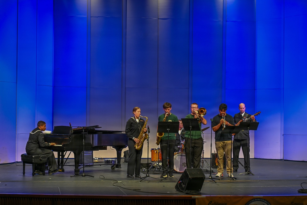 Navy Band Southwest’s Protocol Jazz Combo at the 2026 CMEA-SBS Jazz Fest