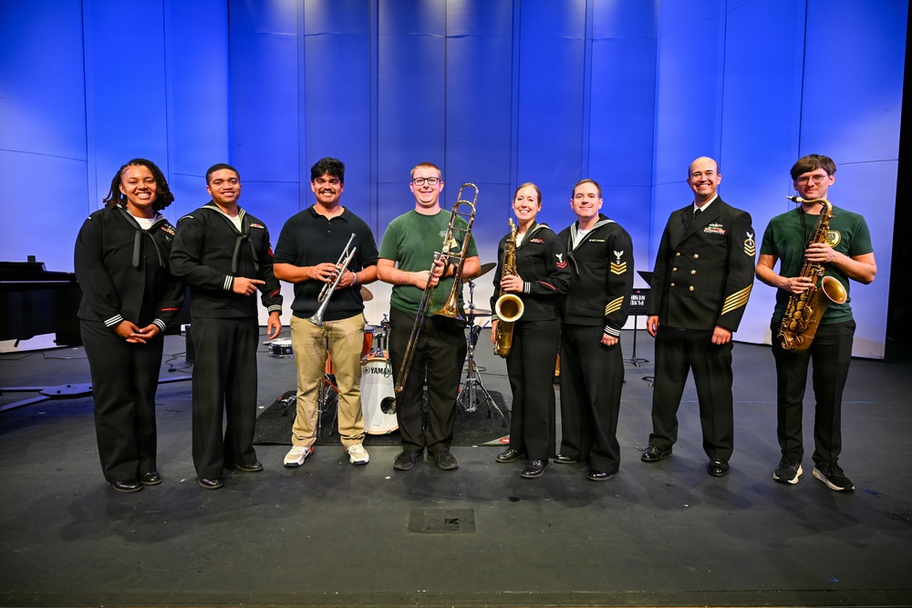 Navy Band Southwest’s Protocol Jazz Combo at the 2026 CMEA-SBS Jazz Fest
