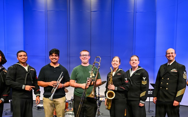 Navy Band Southwest’s Protocol Jazz Combo at the 2026 CMEA-SBS Jazz Fest