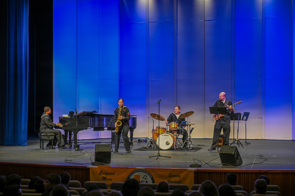 Navy Band Southwest’s Protocol Jazz Combo at the 2026 CMEA-SBS Jazz Fest