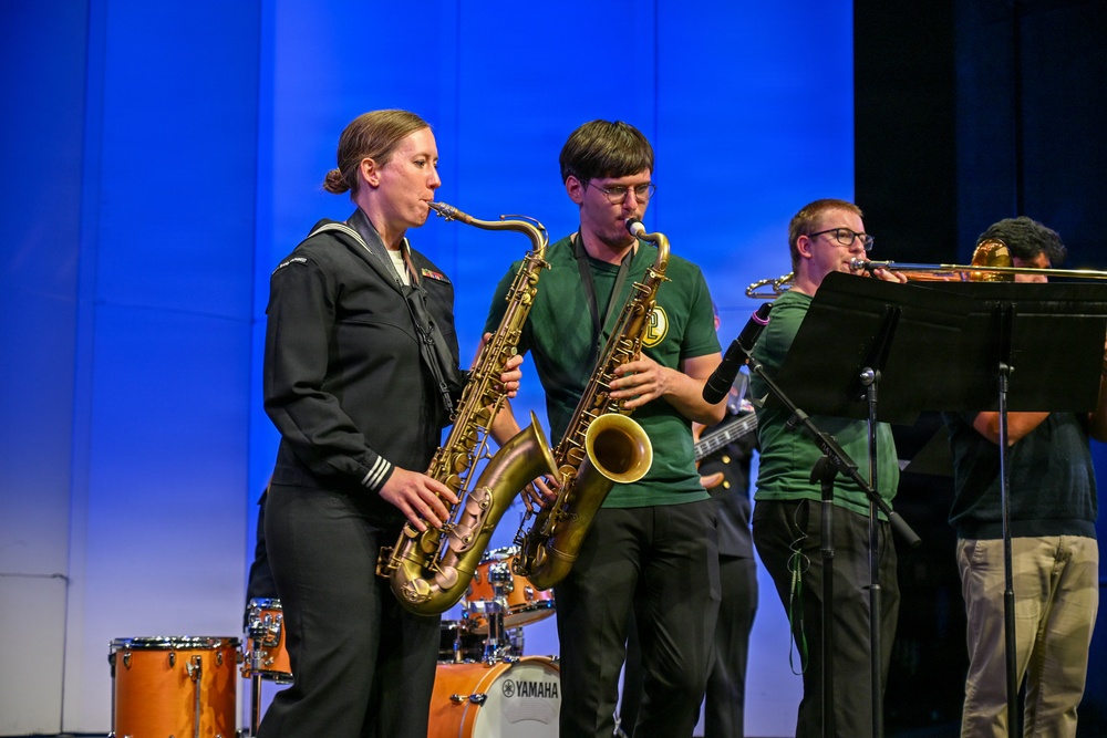 Navy Band Southwest’s Protocol Jazz Combo at the 2026 CMEA-SBS Jazz Fest