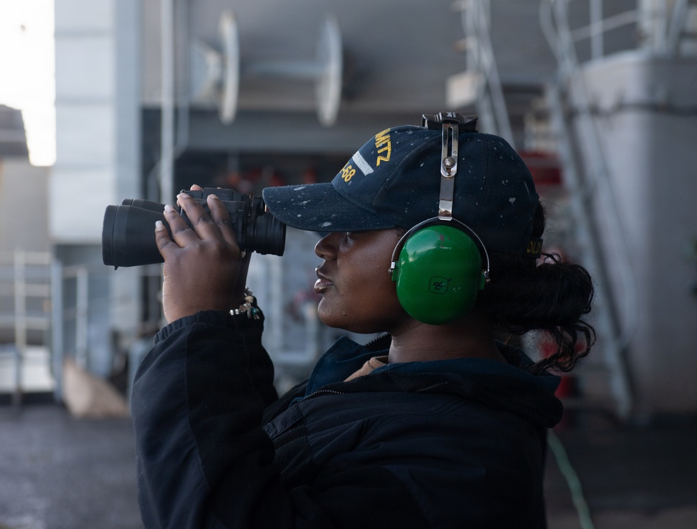 Nimitz Conducts Normal Operations