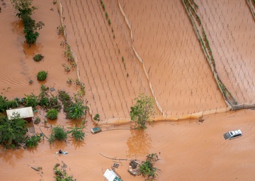 Army Black Hawk Crew Documents Storm-Damaged Infrastructure